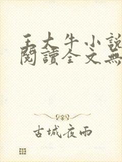 王大牛小说免费阅读全文无弹窗