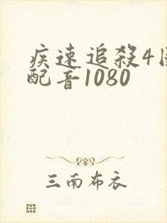 疾速追杀4国语配音1080