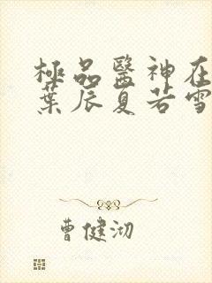 极品医神在都市叶辰夏若雪免费阅读