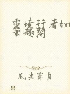 灵境行者txt笔趣阁封面