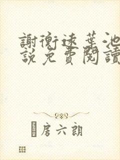 谢衡远叶池瑶小说免费阅读最新章节