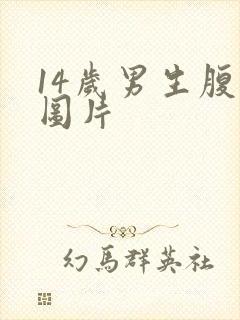 14岁男生腹肌图片