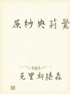 原纱央莉觉醒封面