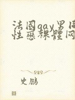 法国gay男同性恋裸体网址
