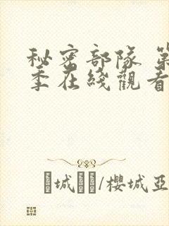 秘密部队 第3季在线观看全集免费播放