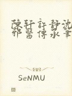 陈轩许静沈冰岚邪医传承笔趣阁