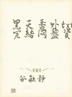 黑天番外txt完结网盘资源封面