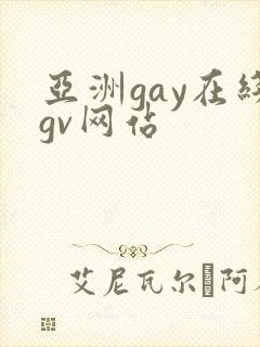 亚洲gay在线gv网站封面