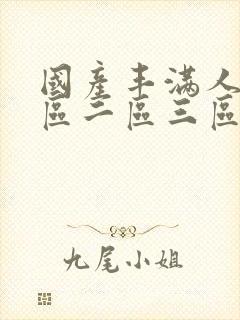 国产丰满人妻一区二区三区