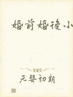 婚前婚后小说