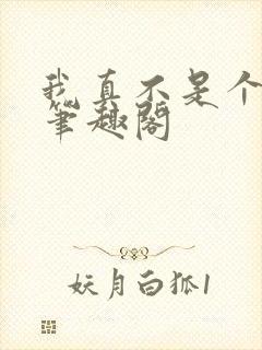 我真不是个文青笔趣阁封面