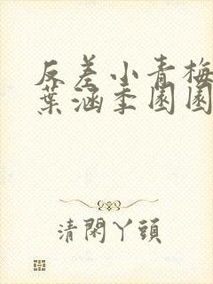 反差小青梅不经叶涵季园园封面