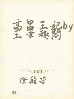 高昌王妃by黛玉笔趣阁