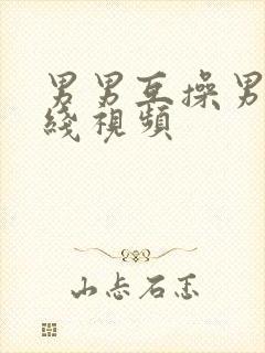 男男互操男男在线视频