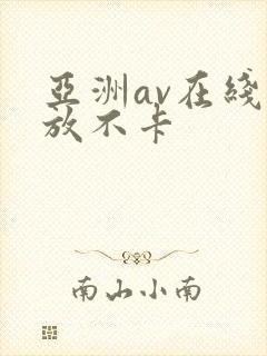 亚洲av在线播放不卡
