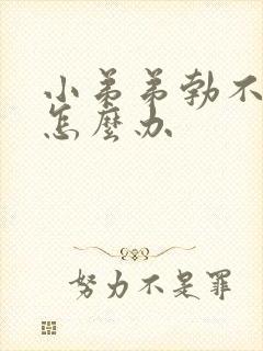 小弟弟勃不起来怎么办封面