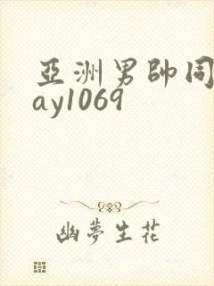 亚洲男帅同性gay1069