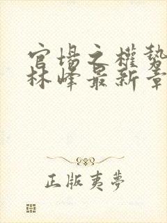 官场之权势滔天林峰最新章节更新内容赵小二