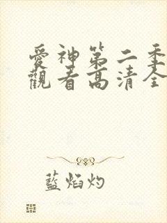 爱神第二季免费观看高清全集