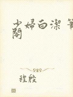 少妇白洁 笔趣阁