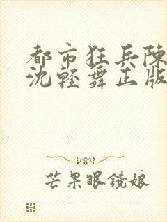 都市狂兵陈六何沈轻舞正版