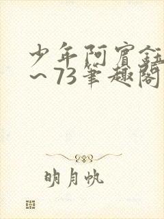 少年阿宾钰慧1～73笔趣阁下载封面