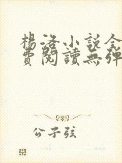 杨洛小说全文免费阅读无弹窗最新章节