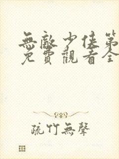 无敌少侠第二季免费观看全集在线封面