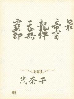 霸天龙帝最新章节无弹窗