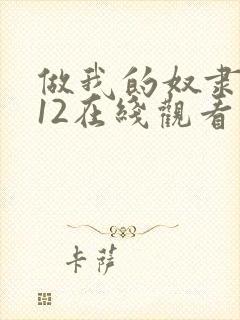 做我的奴隶2012在线观看