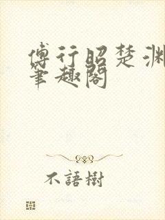 傅行昭楚渊林彦笔趣阁