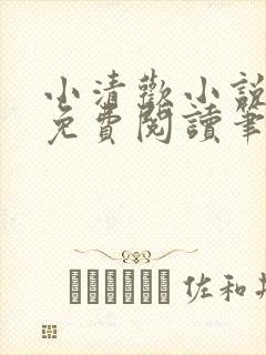 小清欢小说全文免费阅读笔趣阁封面