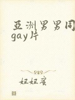 亚洲男男同性恋gay片