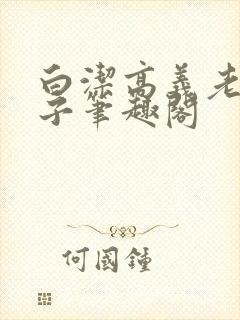 白洁高义老七东子笔趣阁封面