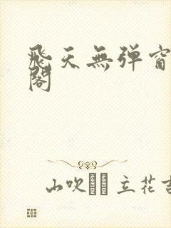 飞天无弹窗笔趣阁