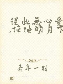 从此无心爱良夜,任他明月下西楼?封面