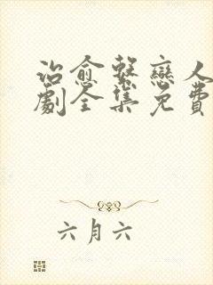 治愈系恋人电视剧全集免费