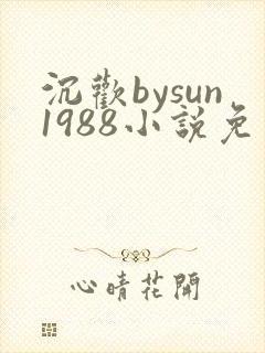 沉欢bysun1988小说免费阅读笔趣阁无弹窗