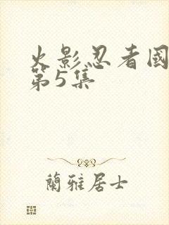 火影忍者国语版第5集