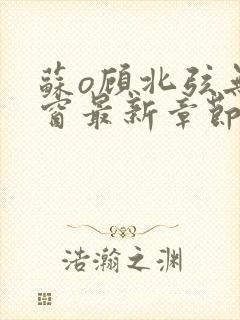 苏o顾北弦无弹窗最新章节