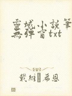 灵域小说笔趣阁无弹窗txt