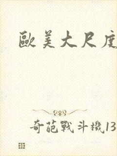 欧美大尺度一区