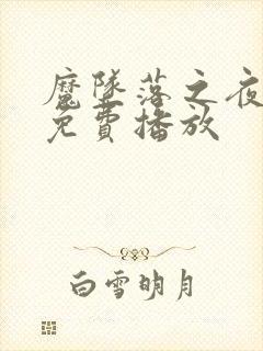 魔坠落之夜动漫免费播放