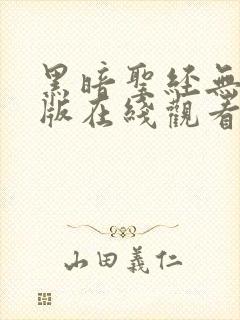 黑暗圣经无删减版在线观看封面