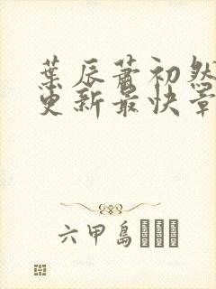 叶辰萧初然刚刚更新最快章节封面