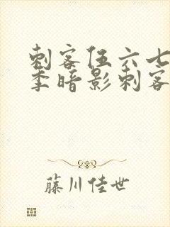 刺客伍六七第四季暗影刺客免费观看完整版