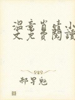 温意肖晴小说全文免费阅读笔趣阁封面