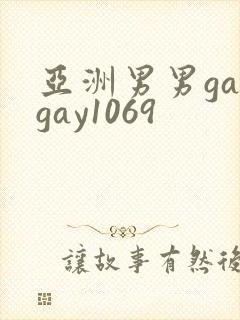 亚洲男男gaygay1069