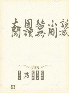 大团结小说在线阅读无删减