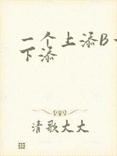 一个上添B一个下添